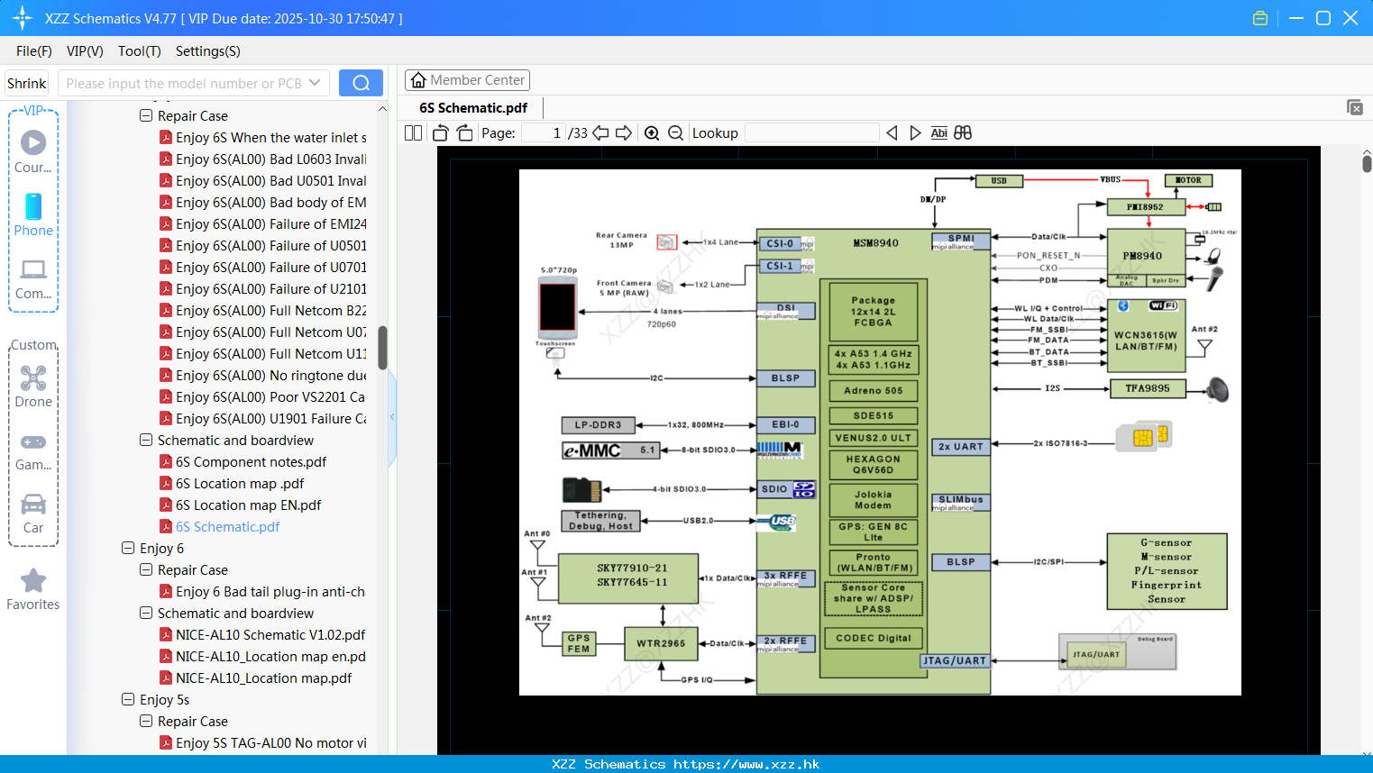 Huawei 6S Schematic